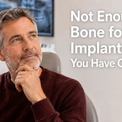 Patient considering options for dental implants and bone grafting at Christopher J. Manduzzi, DDS, PC in Utica, Michigan